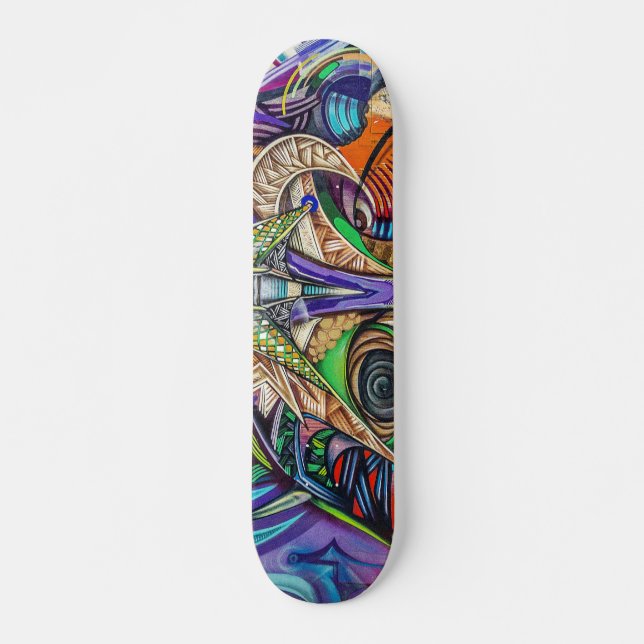 Skateboard Graffiti coloré (Devant)