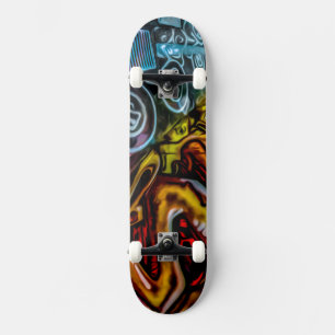 Skateboard Graffiti coloré