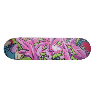 Skateboard graffiti de bande dessinée
