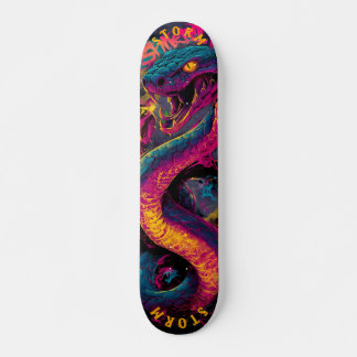Skateboard Graffiti de serpent électrique - Edition limitée