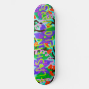 Skateboard Graffiti flashin' Flowers