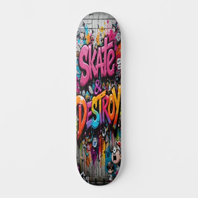Skateboard Graffiti Grind Deck Edition 3 (Recto)