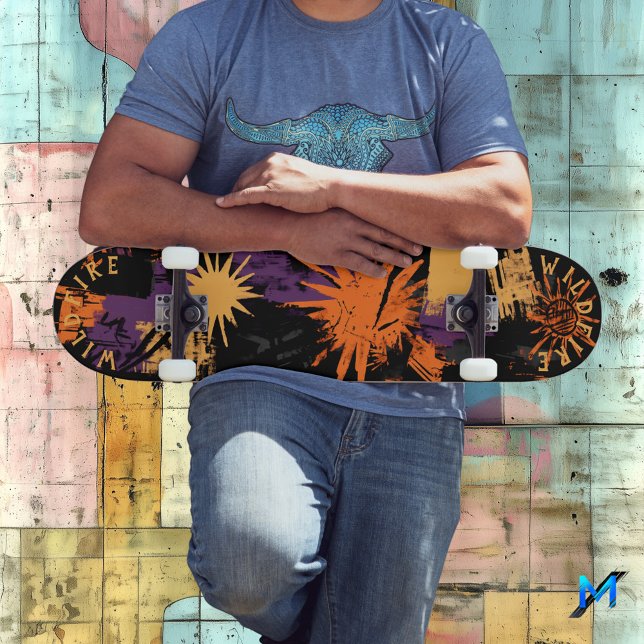 Skateboard Graffiti inspirés d'Halloween avec Motifs de Sunbu (Créateur téléchargé)