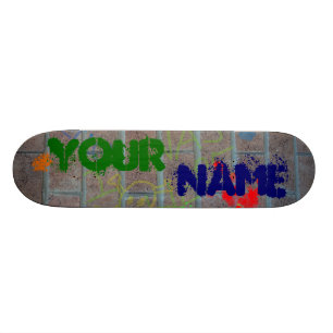 Skateboard Graffiti personnalisable