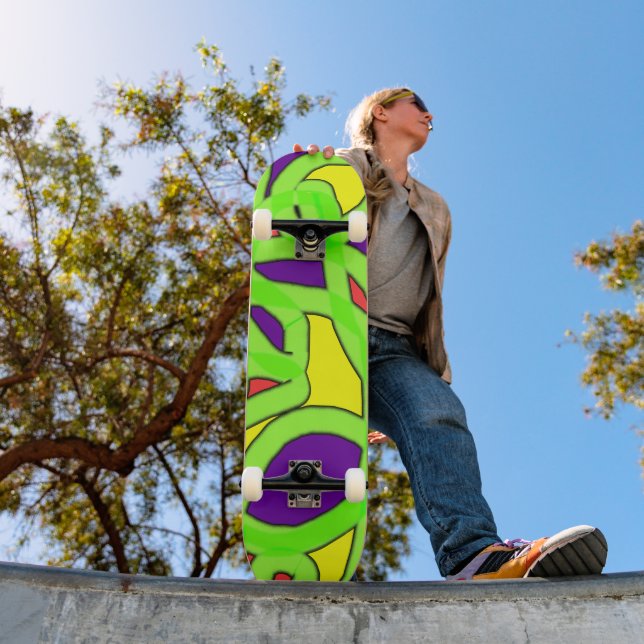 Skateboard Graffiti Pop Art (Extérieur 1)