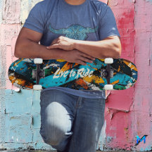 Graffiti Pop Art Abstrait - Vivez pour Rouler en G