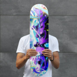 Skateboard Graffiti rue avec nom