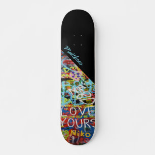 Skateboard Graffiti Street Art de couleur personnalisée