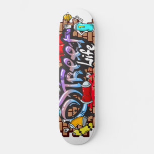 Skateboard Graffiti Street Life
