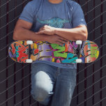 Skateboard Graffiti Style with Name<br><div class="desc">Make this Skateboard Graffiti Style your own by adding your text. To access advanced editing tools, please go to "Personalize this template" and click on "Details", scroll down and press the "click to customize further" link. Great Gift Idea for all occasions!</div>