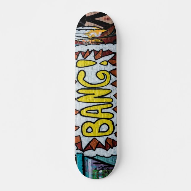 Skateboard Graffiti urbain moderne coloré (Devant)