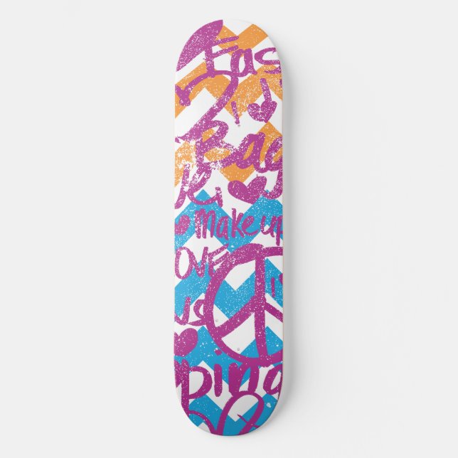Skateboard Grafitti Purple (Recto)