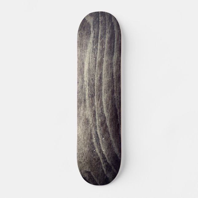 Skateboard Grain de bois (Recto)