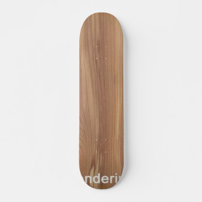 Skateboard Grain de cèdre (Devant)