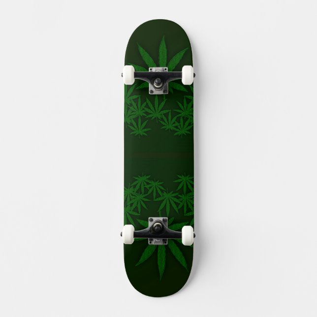 Skateboard Graine verte (Recto)