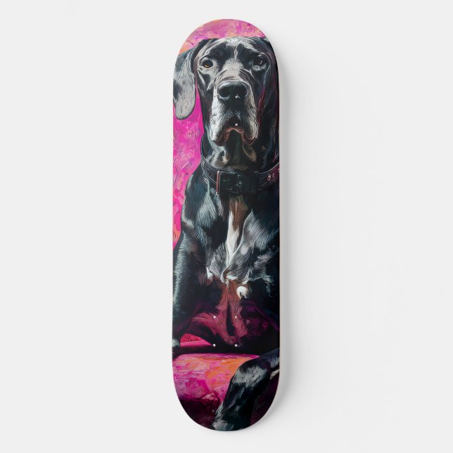 Skateboard Grand Danois royal (Recto)