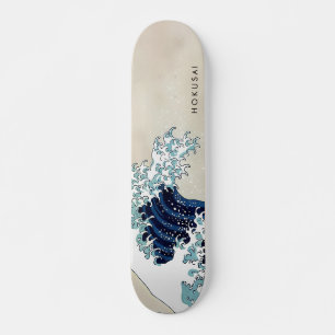 Skateboard Grande vague du texte personnalisé Kanagawa
