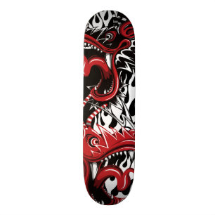 Skateboard Graphique oriental de dragon
