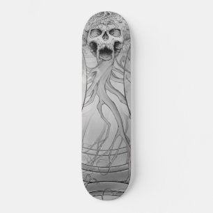 Skateboard Gravure de crâne de Métal lourd