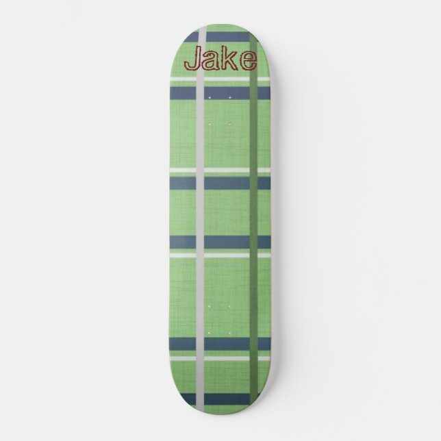 Skateboard Green Blue (Vorderseite)
