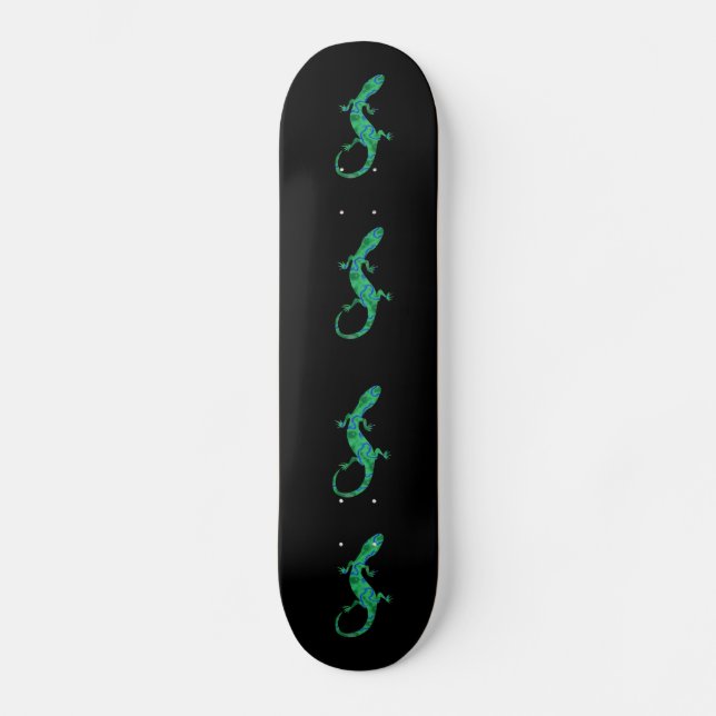 Skateboard Green Gecko (Recto)