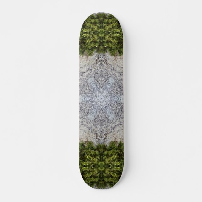 Skateboard Green Moss & Earth Nature Art (Devant)