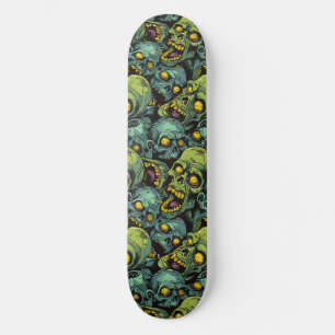 Skateboard Green Zombie Éffrayant Halloween Skate