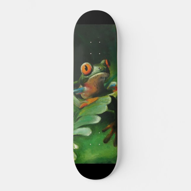 Skateboard Grenouille des arbres (Recto)