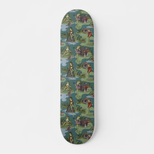Skateboard Grenouilles vintages
