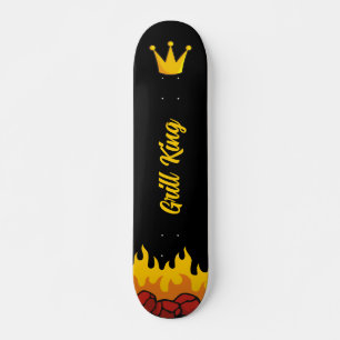 Skateboard Grill King Crown