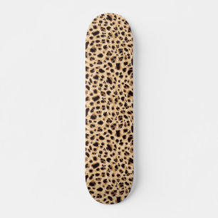Skateboard Gros Chat, Fourrure Leopard Imprimer Motif sans fa