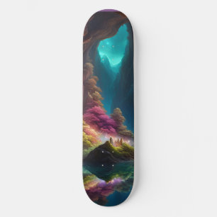 Skateboard Grotte en cristal brillant