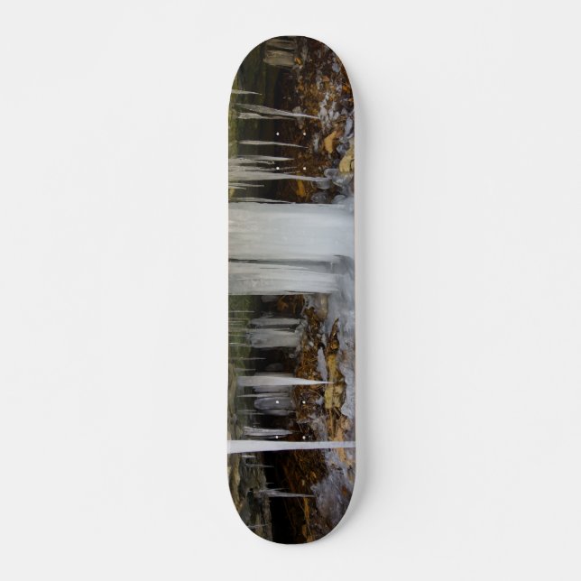 Skateboard Grotte gelée (Devant)