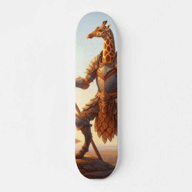 Skateboard Guerrier de girafe (Devant)