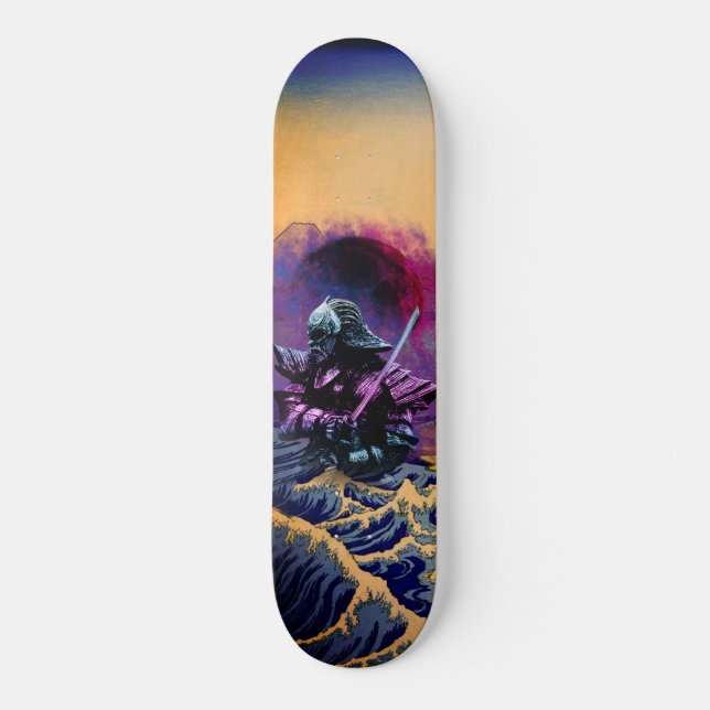 Skateboard Guerrier japonais Bushido (Recto)