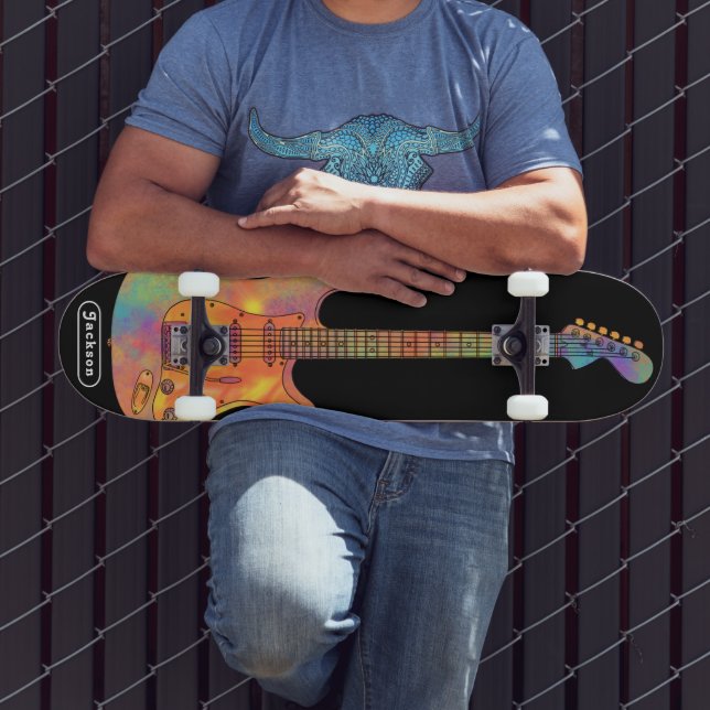 Skateboard Guitare Électrique Funky (Extérieur 3)