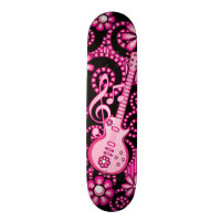 Guitare rose Girly