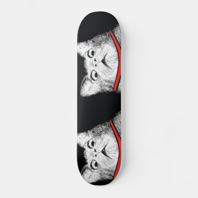 Skateboard Halètement étonné Meme - planche à roulettes de (Recto)