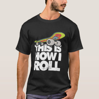 Skateboard-Halfpipe-Tricks Extreme Sport Skateboar T-Shirt