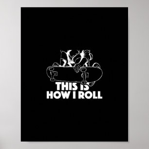Skateboard-Halfpipe-Tricks - Extreme Sports Skateb Poster