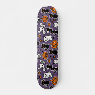 Skateboard Halloween-Cat-Boo