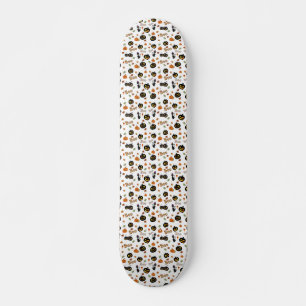 Skateboard Halloween Cat Boo