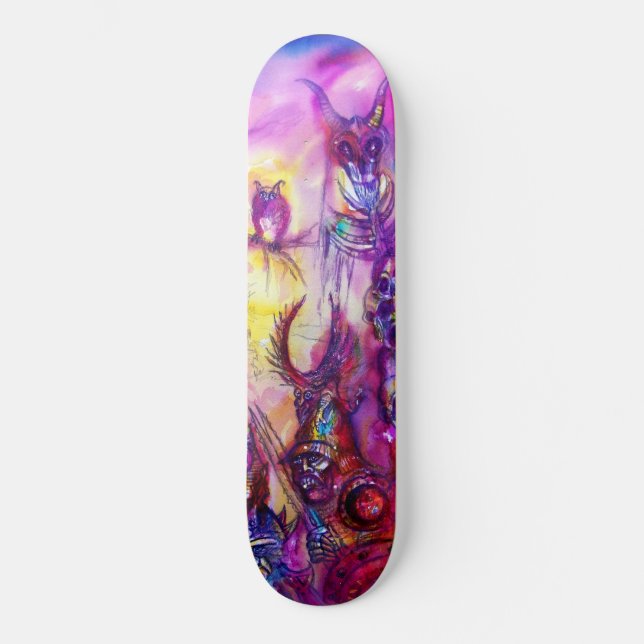 Skateboard HALLOWEEN MONSTERS / ORK WAR Imaginaire (Recto)