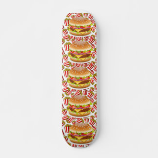 Skateboard Hamburger et frites