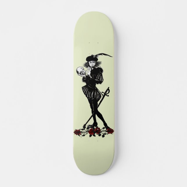 Skateboard Hamlet Le Barde Vert Lime  (Devant)