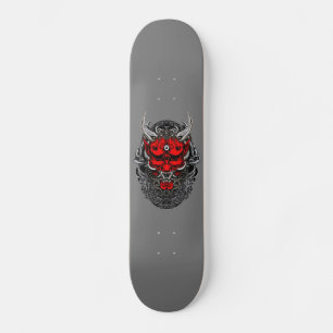 Skateboard Hannya Demon Design, 7¾ Zoll Deck