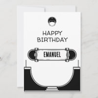 SKATEBOARD HAPPY BIRTHDAY