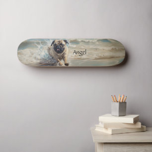 Skateboard Happy Carlin at the Beach personnalisable