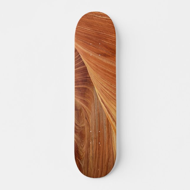 Skateboard - Hard Rock Mapa mit Holzfarbe (Vorne)