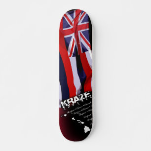 Skateboard Hawaiian Flag 2